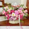 Giỏ Hoa Lung Linh Sắc Thắm - BBGH19