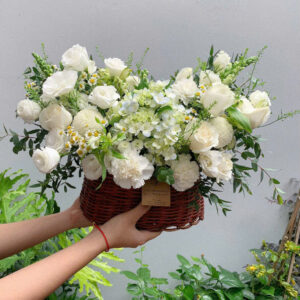 giỏ hoa khai trương