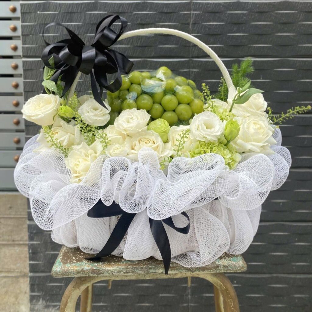 giỏ hoa quả chia buồn